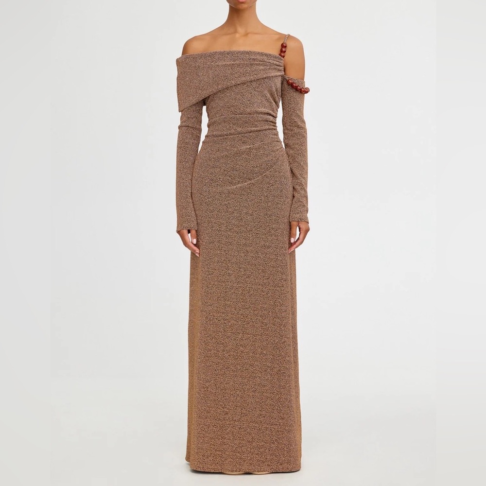 Significant Other Gia Knit Gown in Bronze-Size 4-NWT